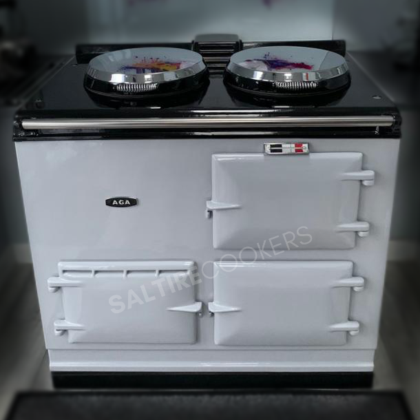 2 Oven Refurbished Aga Cooker (Pearl Ashes)