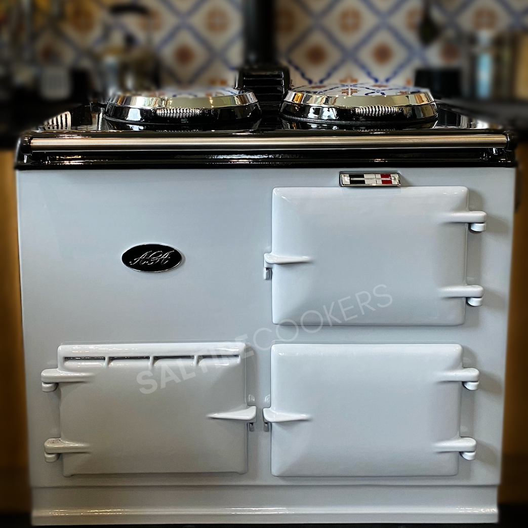 2 Oven Refurbished Aga Cooker (Pearl Ashes)