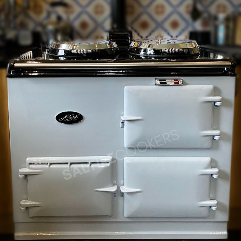 2 Oven Refurbished Aga Cooker (Pearl Ashes)