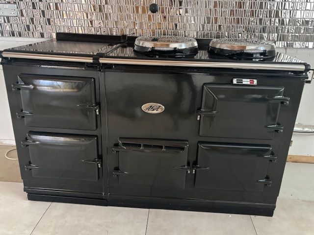 4 Oven Aga Cooker - with Original Front (Pewter)