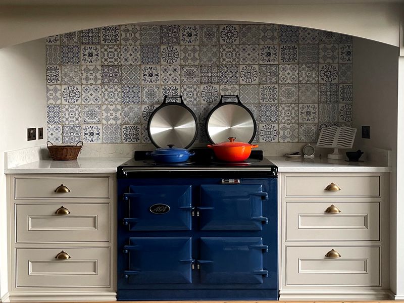 3 Oven Refurbished Aga Cooker (Saltire Blue)