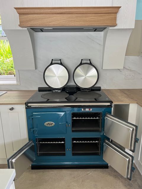 3 Oven Refurbished Aga Cooker (Peacock)