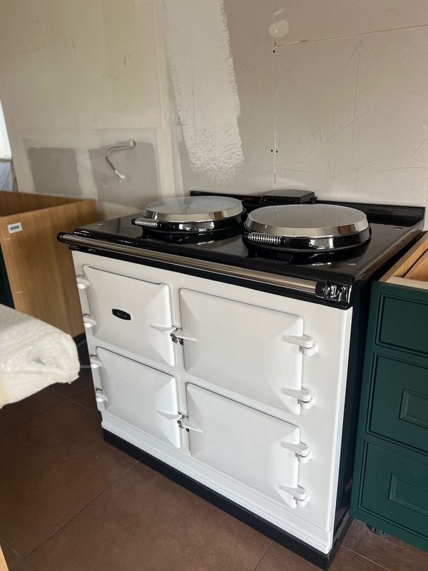 3 Oven Refurbished Aga Cooker (White)