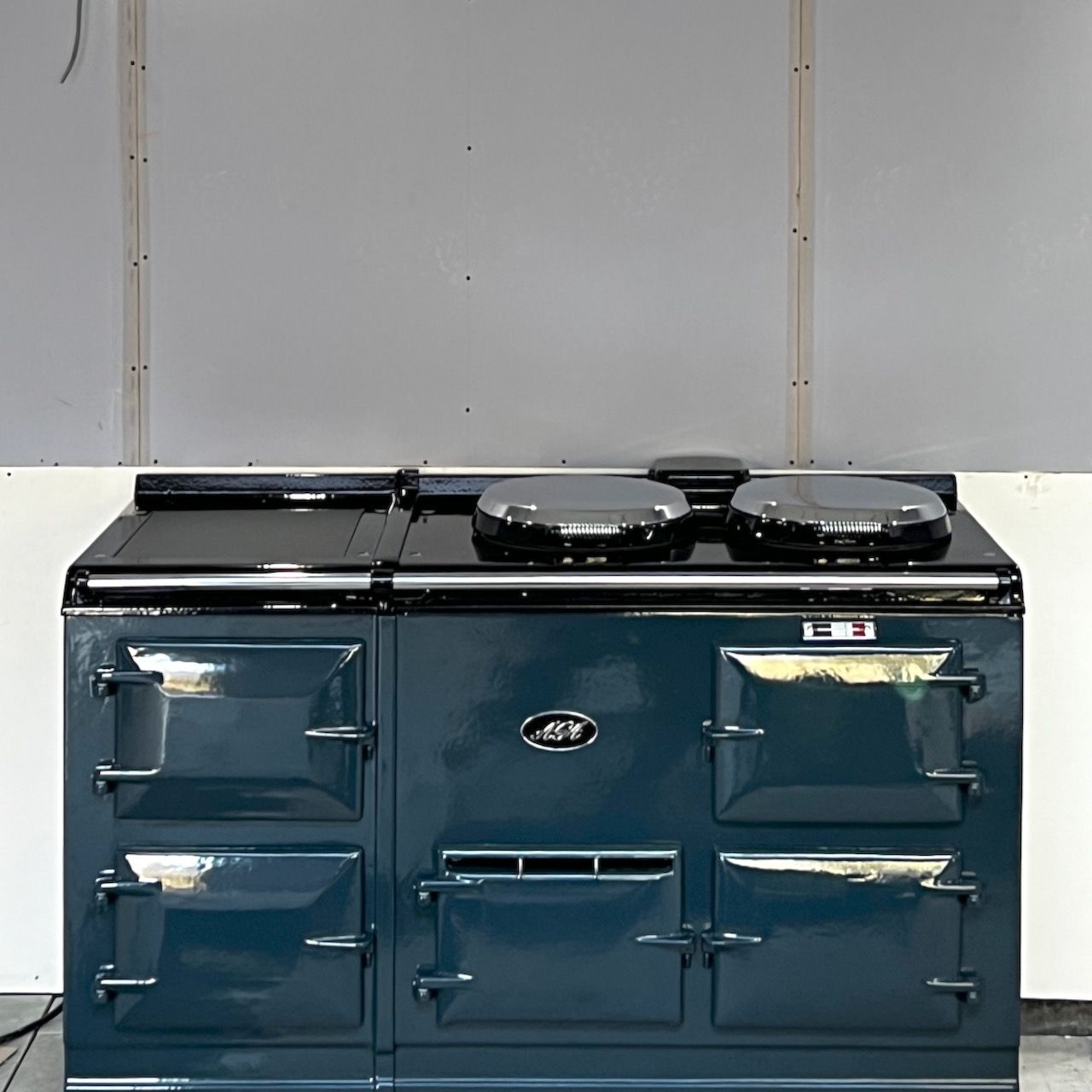 4 Oven Refurbished Aga Cooker (North Sea Blue)
