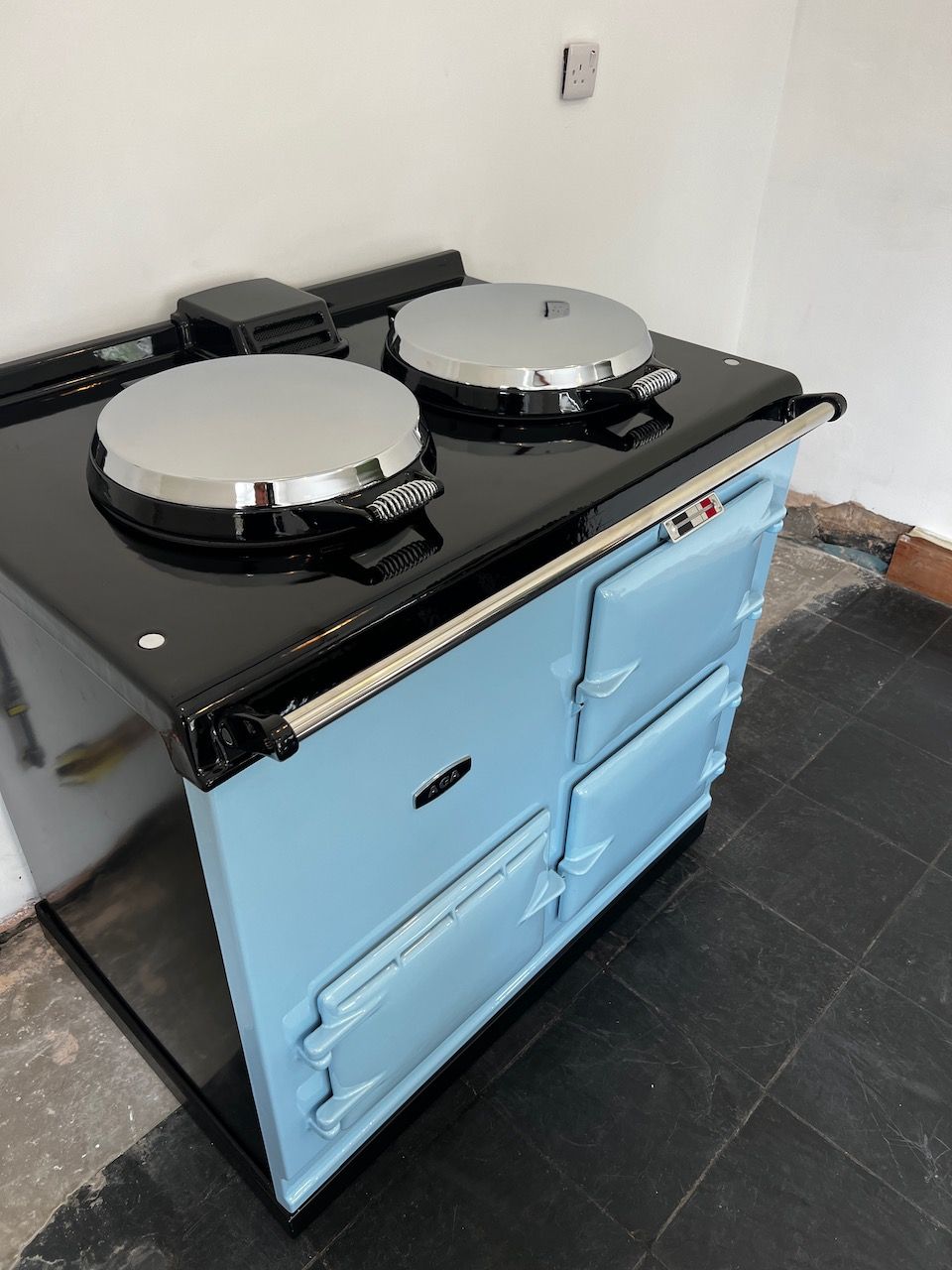 2 Oven Refurbished Aga Cooker (Powder Blue)