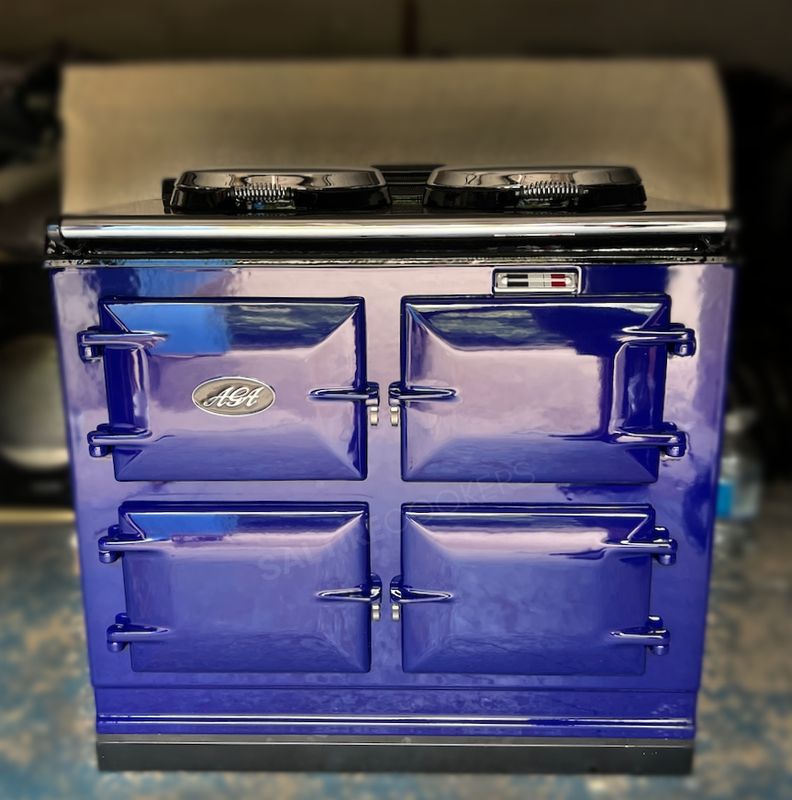3 Oven Aga Cooker - with Original Front (Royal Blue)