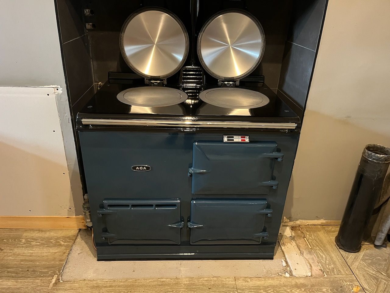 2 Oven Refurbished Aga Cooker (North Sea Blue)