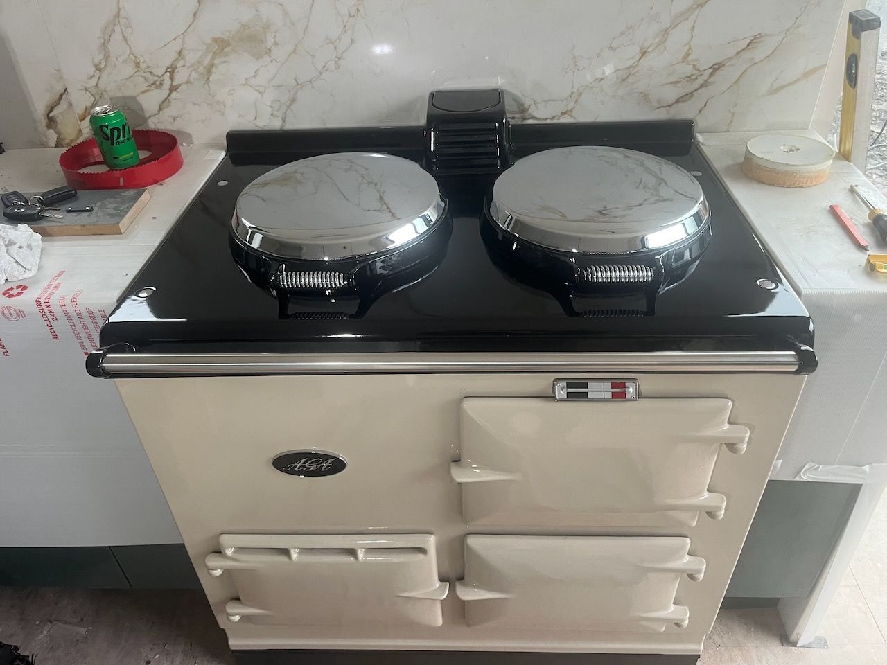 2 Oven Refurbished Aga Cooker (Dropcloth)
