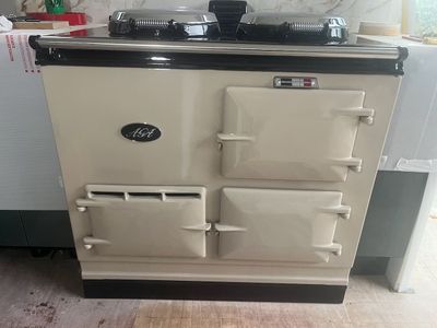 2 Oven Refurbished Aga Cooker (Dropcloth) 2 Oven Refurbished Aga Cooker (Dropcloth)