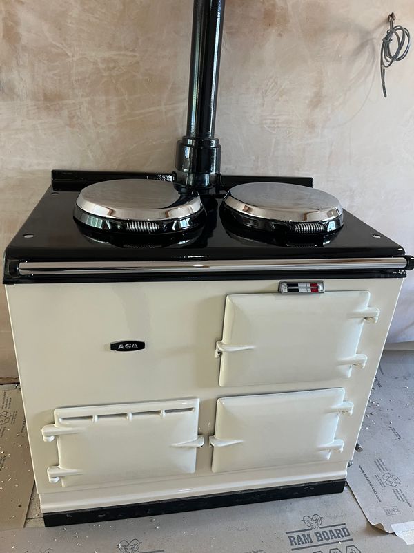 2 Oven Refurbished Aga Cooker (Ivory)