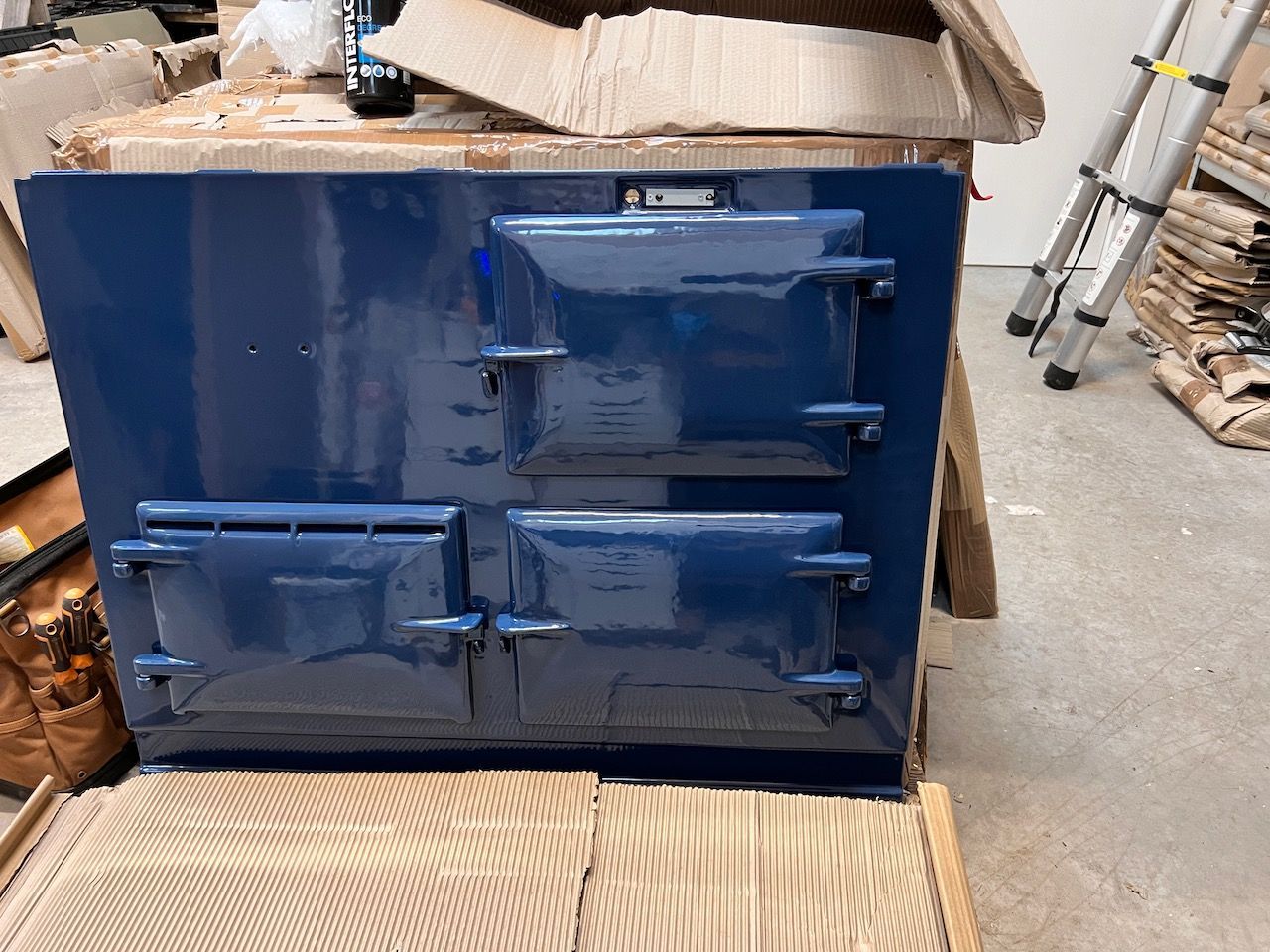 Ex-Display Aga Cooker - 2 Oven - Saltire Blue Ex-Display Aga Cooker - 2 Oven - Saltire Blue