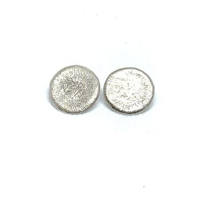 Small reticulated earrings with pins