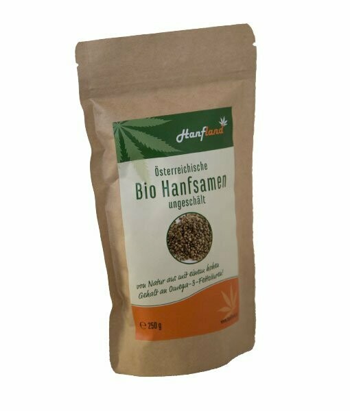 Bio Hanfsamen ungeschält