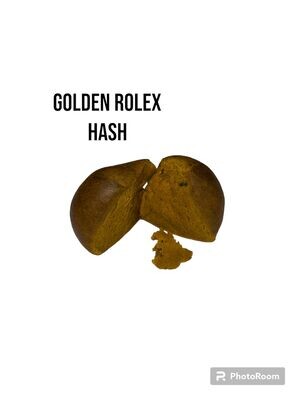 Golden Rolex Hash 5 Gramm H4CBD, CBN, CBD,....
