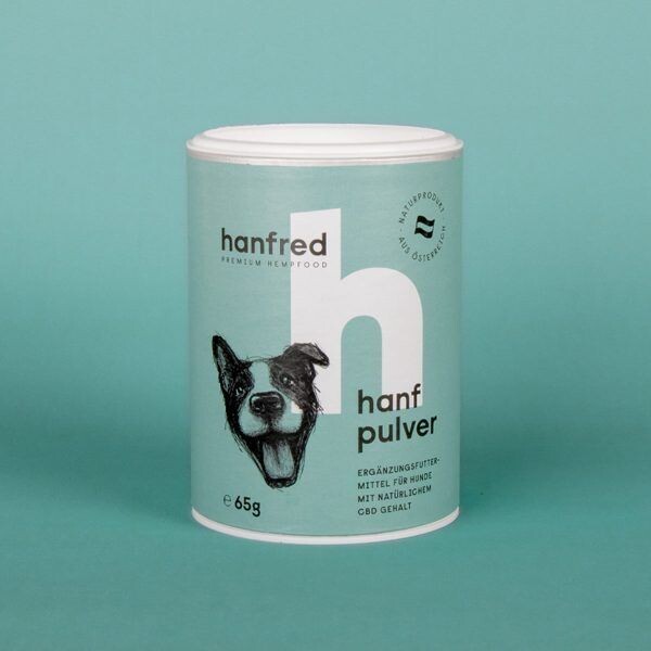 CBD Hanfpulver für Hunde