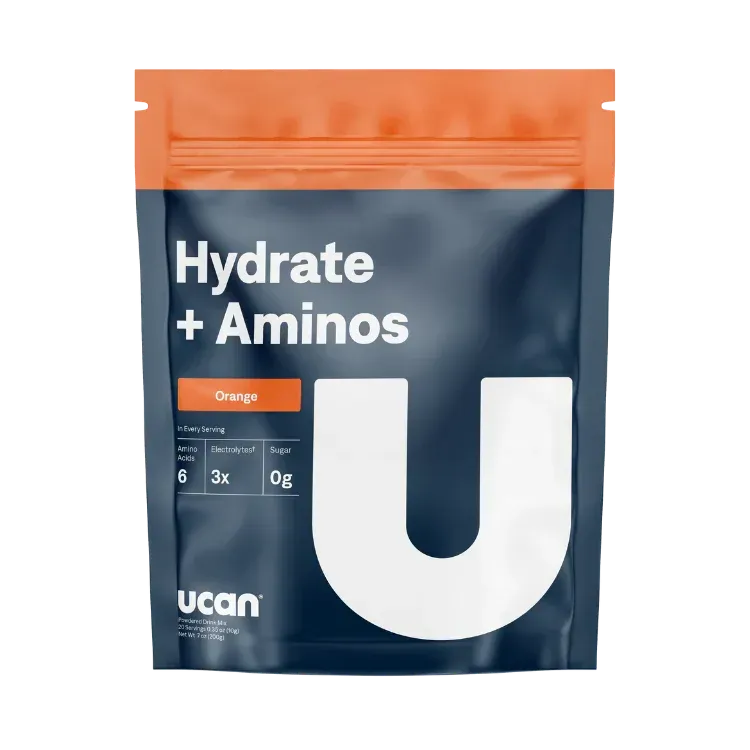 Orange with amino acids bag