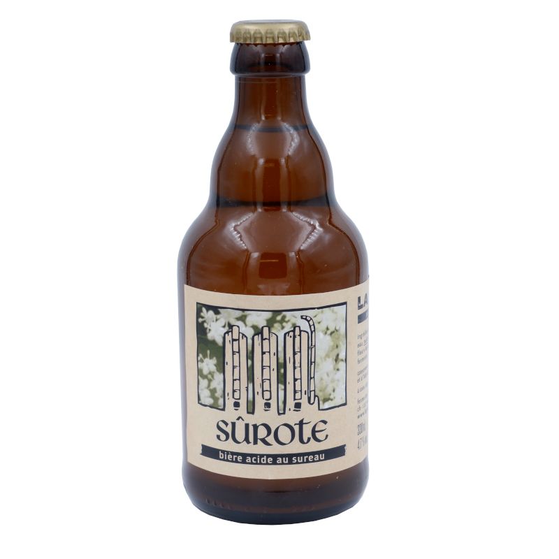 SÛROTE, acide aux fleurs de sureau, 33cl. 4.7% vol.