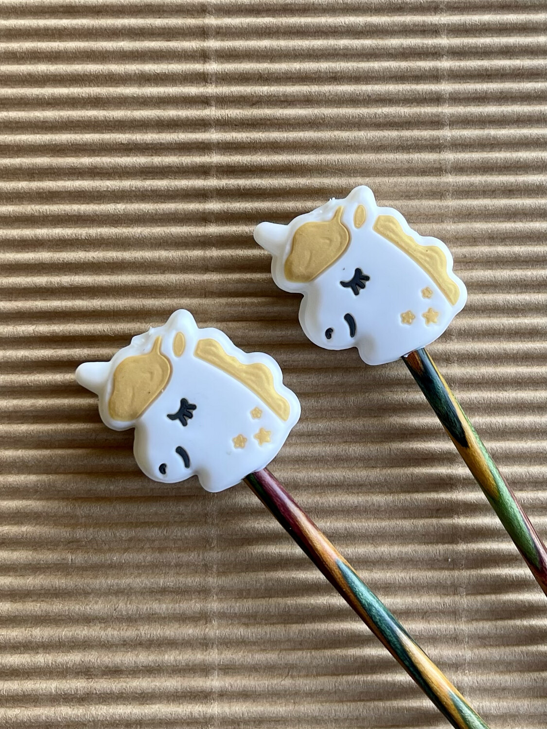 Maschenstopper „Einhorn Gold“