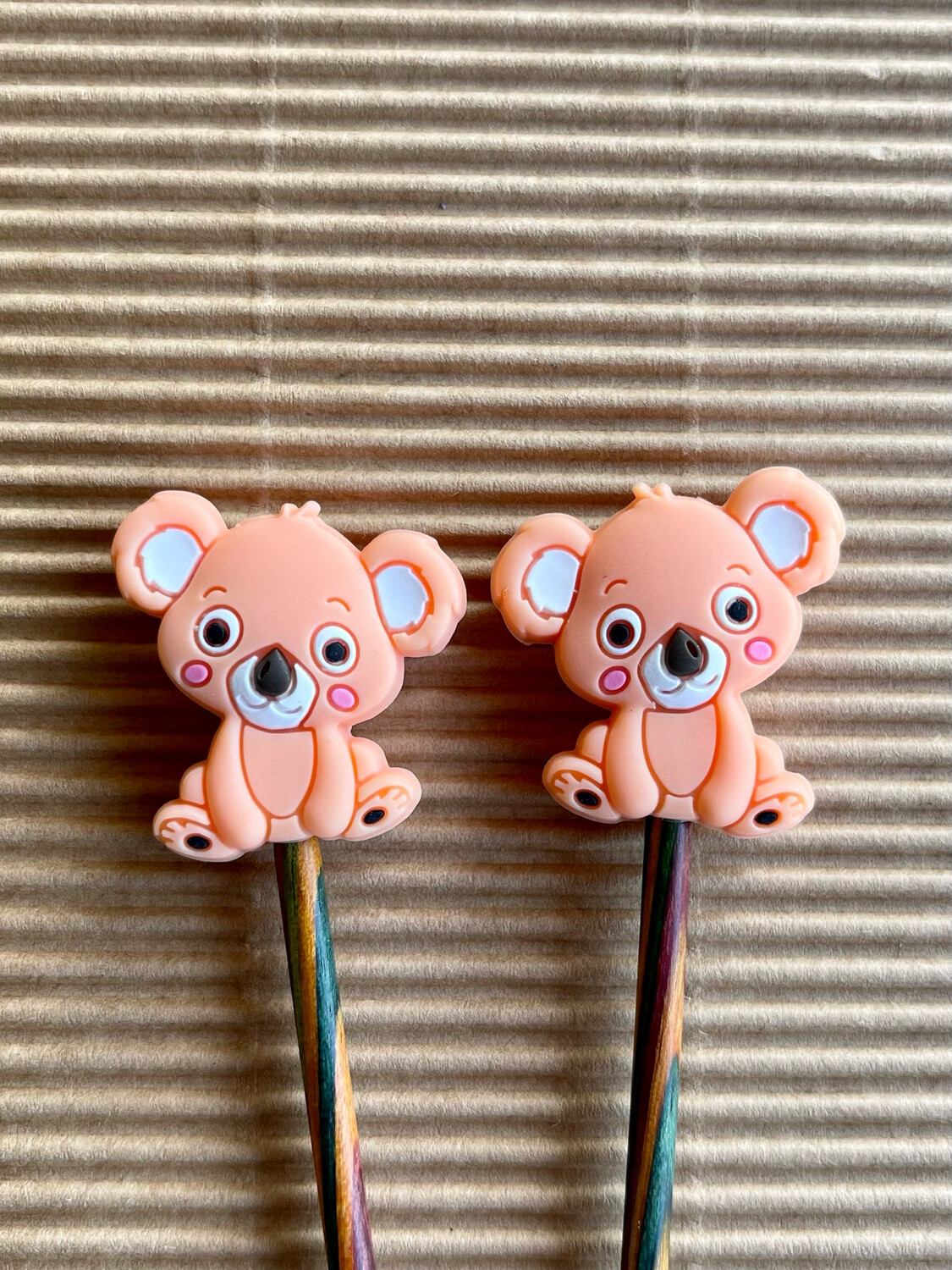 Maschenstopper „Koala braun „