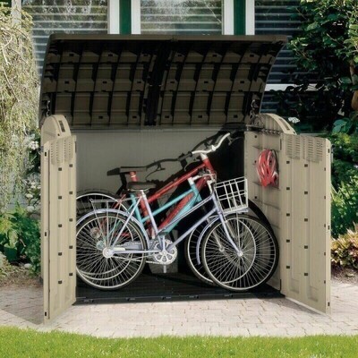 Пластиковый шкаф для хранения велосипедов
