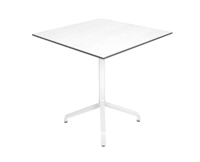 Стол складной квадратный Frasca Mini, белый 70*70, тортора (база + столешница)