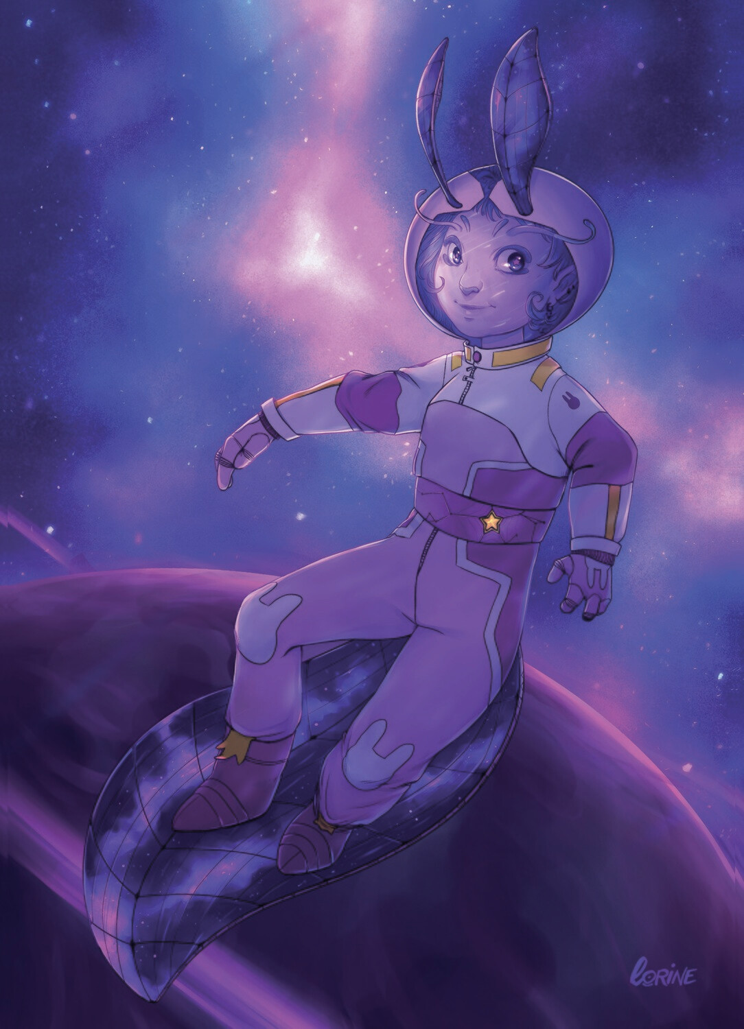 Lapin astronaute - A3