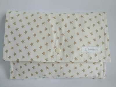 PAÑALERA ESTRELLAS MARRON