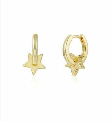 PENDIENTES ARO CHAMS ESTRELLA