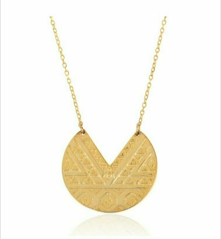 COLLAR CHAPA ORO