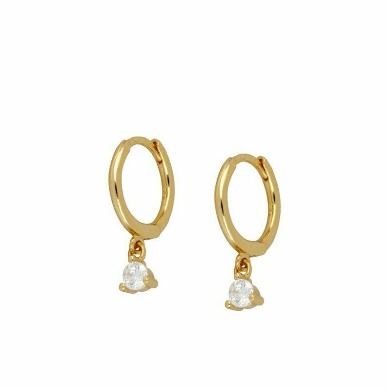 PENDIENTES ARO CIRCONITA COLGANTE
