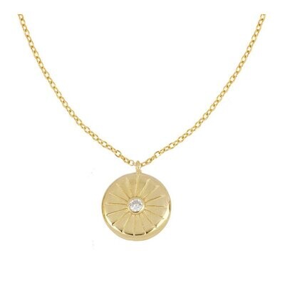 COLLAR CON PLACA SOL