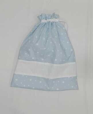 BOLSA CELESTE ESTRELLAS