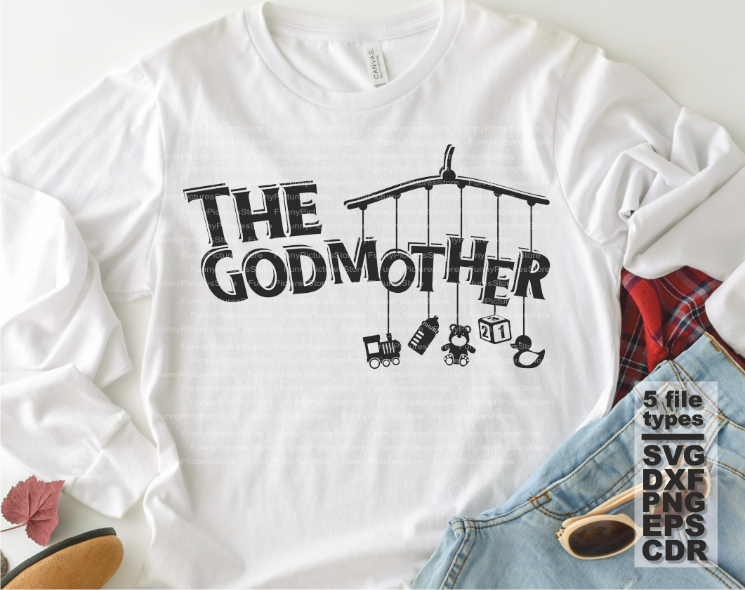 Download The Godmother For Printing On A T Shirt Svg Svg For Cricut T Shirt The Godmother Silhouette Lettering Godmother For T Shirts