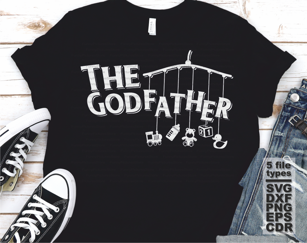 Download The Godfather For Printing On A T Shirt Svg Svg For Cricut T Shirt The Godfather Silhouette Lettering Godfather For T Shirts