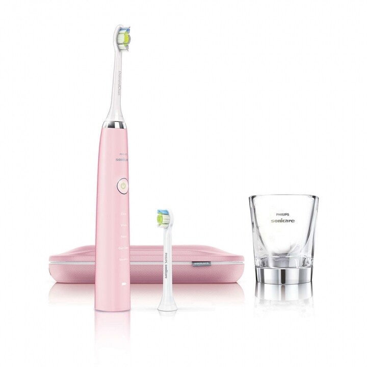 Diamond Bright Pink White Sonic Toothbrush