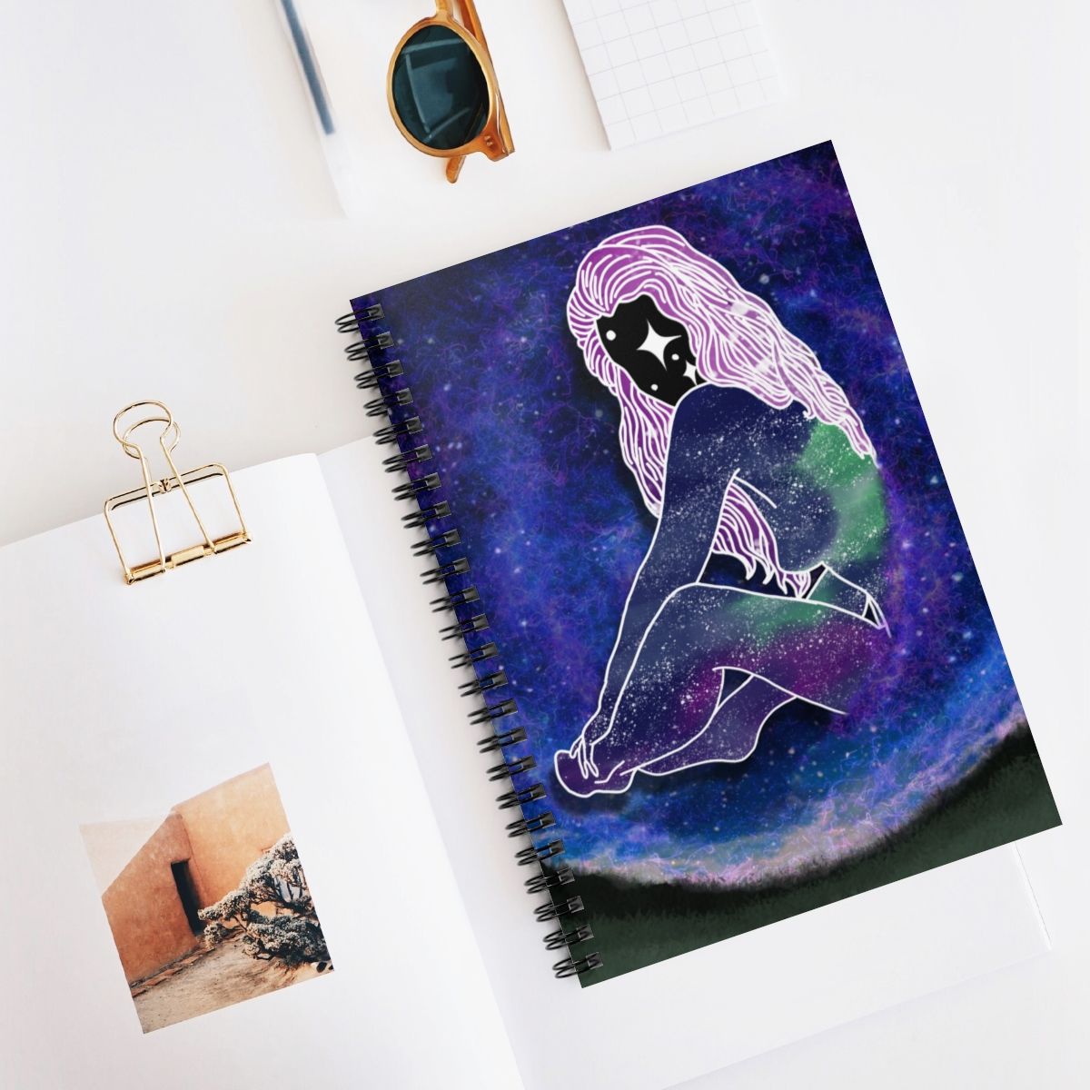 Cosmic Goddess Lined Notebook/Journal