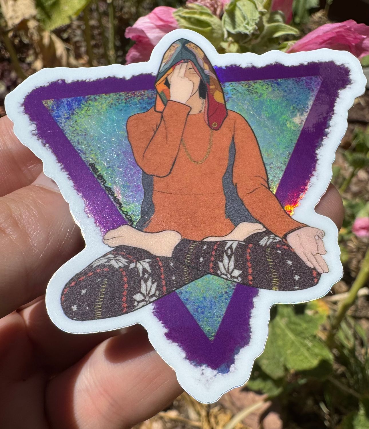 Where's Your Head At!? Holographic Sticker