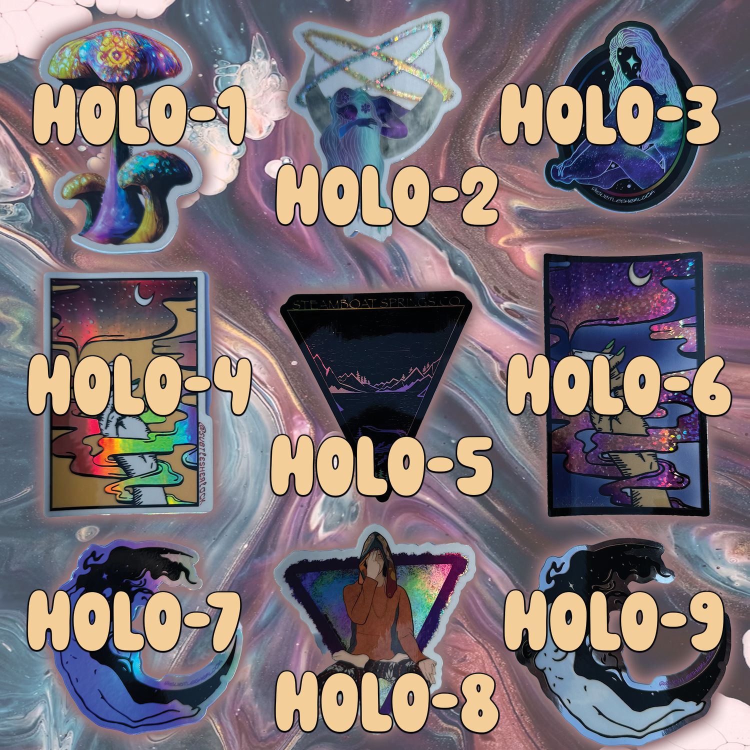 Sticker Pack, Buy 3 get 4th FREE!, Choose your own