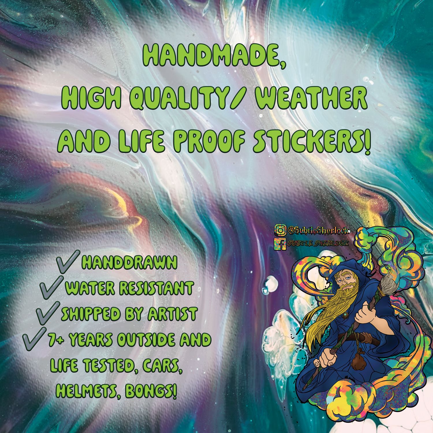 Steamboat Springs Holographic Sticker