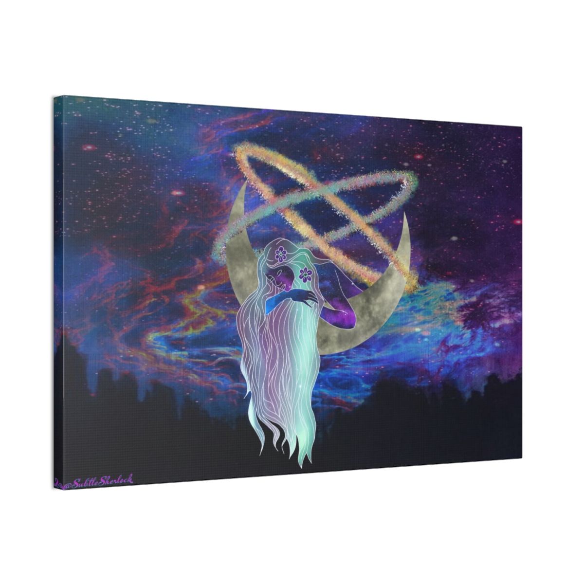 Mother Nature Print, Canvas Stretched, 0.75"