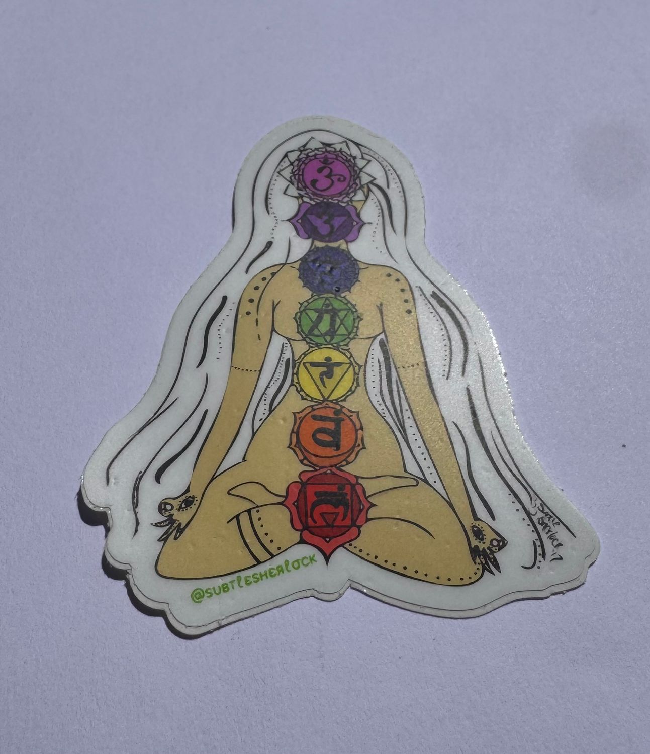 I Can, I Will, I Do, Chakra Meditation Waterproof Vinyl Decal Custom Sticker