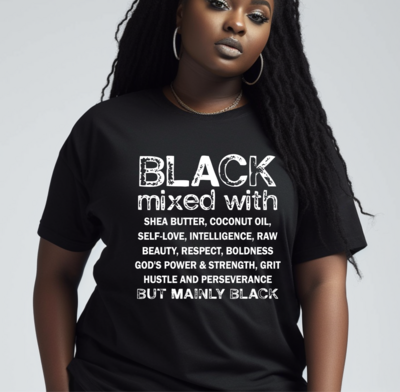 BLACK mixed with Mainly Black - T-Shirt