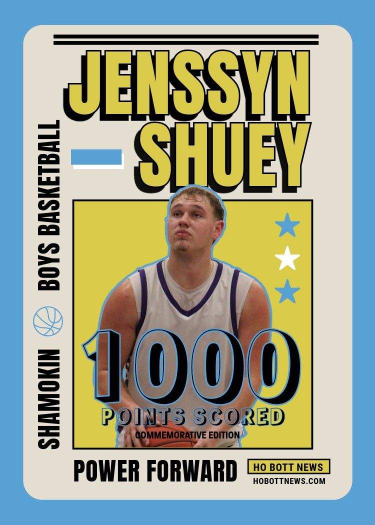 Jenssyn Shuey 1000 Point Limited Edition Trading Card