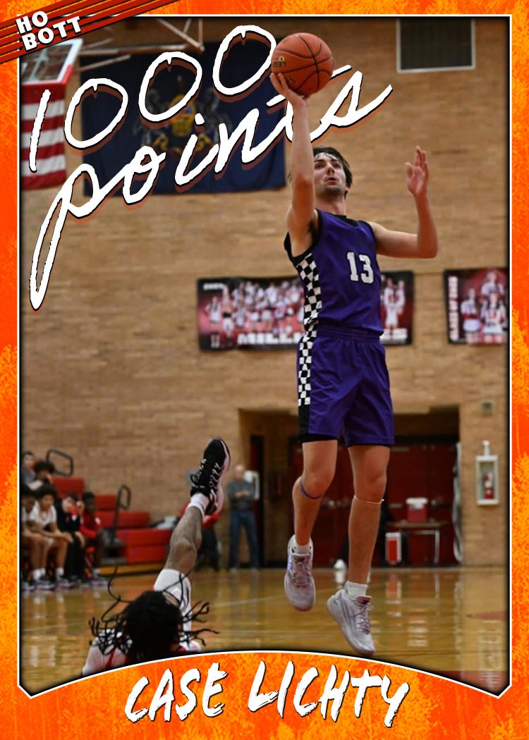Case Lichty 1000 Points Individually Numbered Photo Trading Card