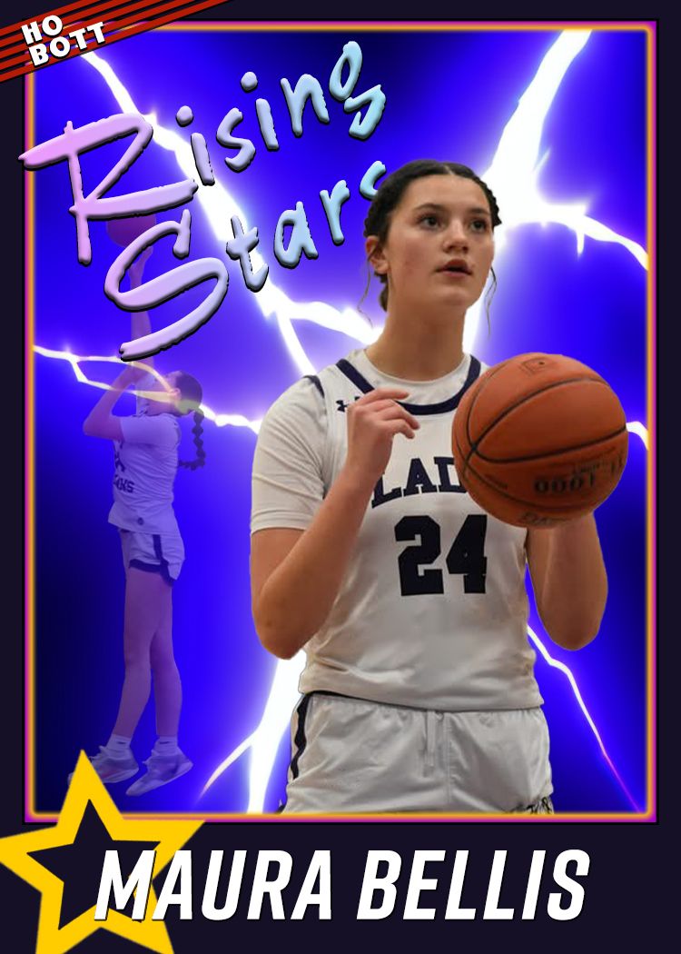 SOLD OUT! Maura Bellis RISING STARS Shamokin Basketball Freshman Rising Star Trading Card