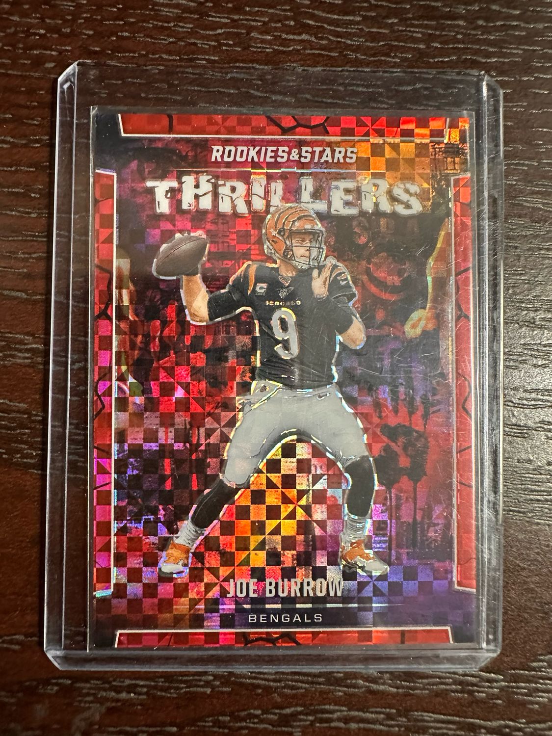 JOE BURROW Prizm (Bengals) Thrillers by Rookie and Stars No. T-JBW (FREE SHIPPING)