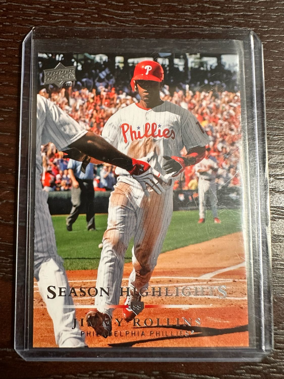 JIMMY ROLLINS (Phillies) Upper Deck 2008 Highlights World Series Season No. 789 (FREE SHIPPING)