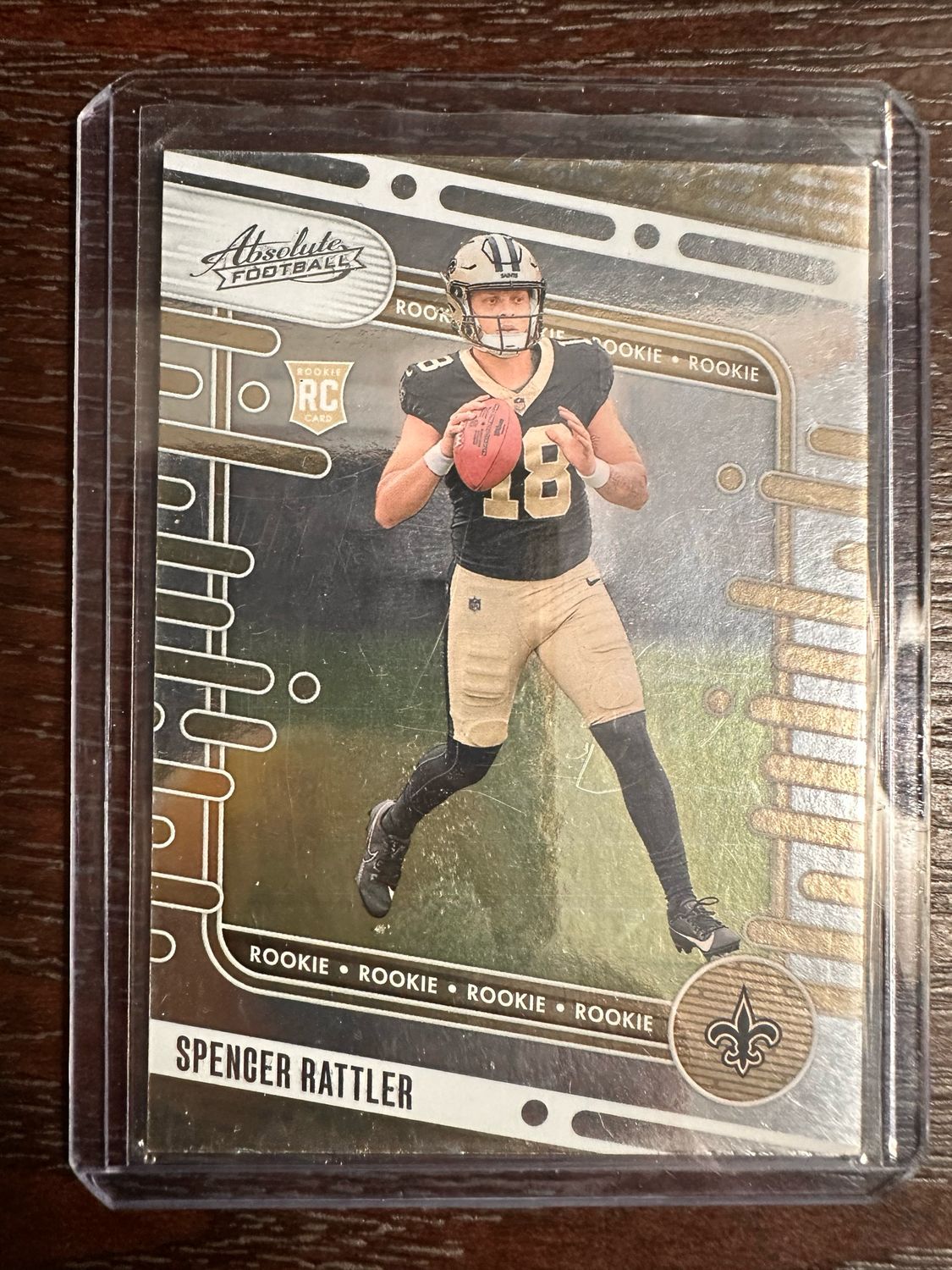 SPENCER RATTLER (Saints) Absolute No. 194 Rookie Card (FREE SHIPPING)