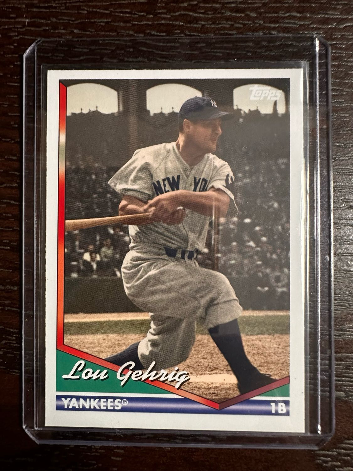 LOU GEHRIG (Yankees) Topps Archives No. 201 (FREE SHIPPING)