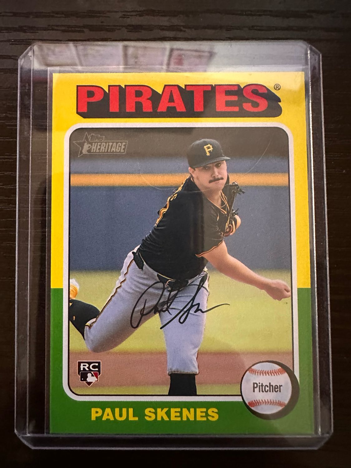 PAUL SKENES (Pirates) Rookie Card Heritage No. 594 (FREE SHIPPING)